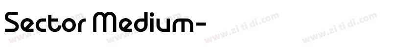 Sector Medium字体转换